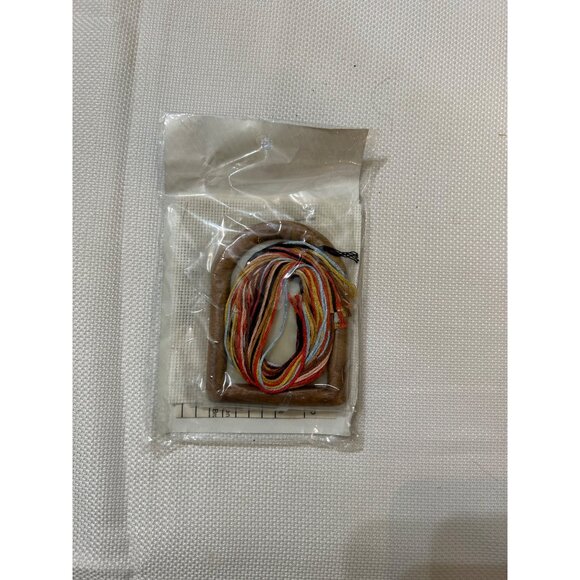 Sew Simple Carry-Along Counted Cross Stitch Kit With Bear Pattern & Frame - Picture 2 of 3